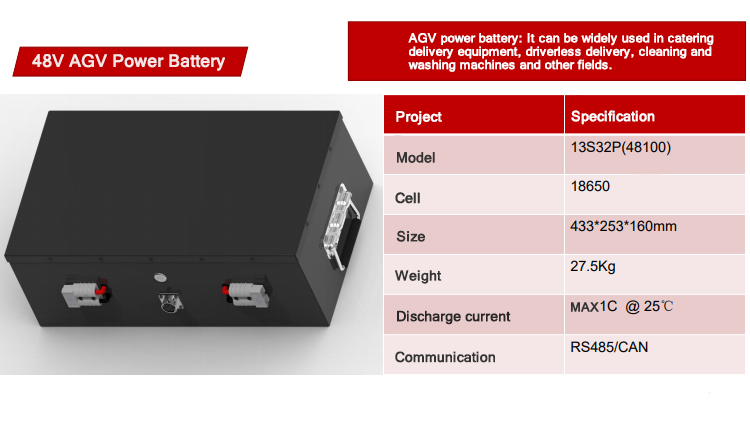 48V 100Ah AGV Clean Machine Battery